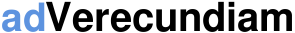 adVerecundiam
